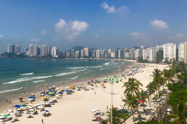 praia da enseada no guarujá